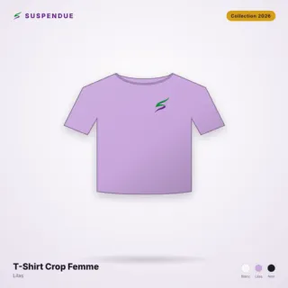 T-Shirt Crop Femme