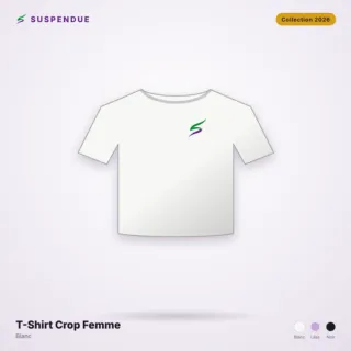T-Shirt Crop Femme