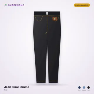 Jean Slim Homme SUSPENDUE