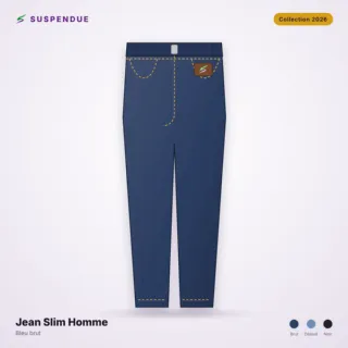 Jean Slim Homme SUSPENDUE