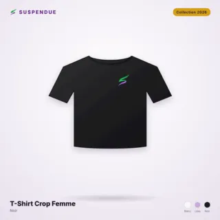 T-Shirt Crop Femme