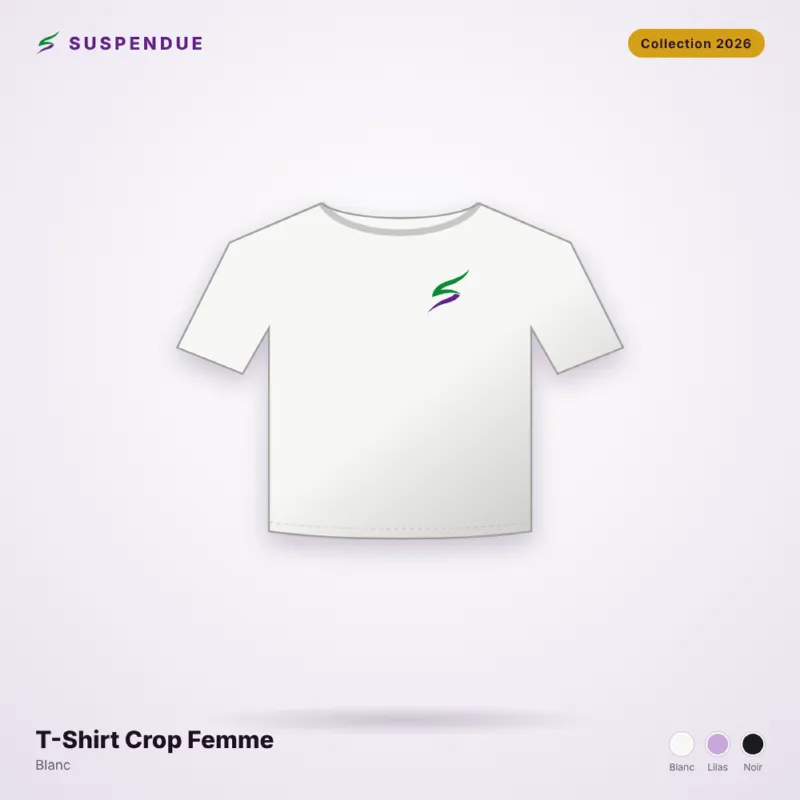 T-Shirt Crop Femme